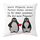 Shoppawhile Pinguin Geschenk Jahrestag für ihn sie Kissenbezug 45×45 cm Hochzeitstag Valentinstag Weihnachten Pärchen Lustige Partner