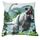 Theonoi Kinder Baby Kissenbezug Kissenhülle ohne Füllung ohne Kissen aus Baumwolle Verschiedene Motive (Dinosaurier)