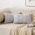 MIULEE 2er Set Kissenbezug Zierkissen Wolle Kissenbezüge Samt Fellkissen Boho Deko Kissen Flauschig Sofakissen Dekokissen für Sofa Schlafzimmer Wohnzimmer 30x50 cm Hellgrau
