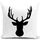 HUASHUZI Kissenbezug 40x 40 cm Hirsch Kissen deko Jagd jäger Geschenke für sofakissen kissenbezüge dekokissen Deer Stag couchkissen kissenhülle Sofa Schlafzimmer Wohnzimmer Zimmer zierkissen