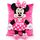 Jay Franco Disney Minnie Mouse Plüsch-Kuschelkissen - Superweiches 3D-Bettkissen für Kinderzimmerdekoration
