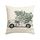 Artoid Mode Lastwagen Baum Schleife Weihnachten Kissenbezug, 50x50 cm Saisonnal LKW Winter Zierkissenbezug Cushion Cover Couch Wohnzimmer Deko