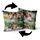 Personalisedog Personalisiertes Fleece Kissen mit eigenen Foto & Text | Foto-Kissen Selbst gestalten | Individuell Fotogeschenk (Doppelseitig - 4 Foto)
