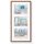 walther design Bilderrahmen bronze 3x 10x15 cm Galerie mit Passepartout, New Lifestyle Kunststoffrahmen KV315J