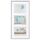 walther design Bilderrahmen silber 3x 13x18 cm Galerie mit Passepartout, New Lifestyle Kunststoffrahmen KV338S