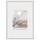 walther design Bilderrahmen silber 70 x 100 cm mit Kunstglas, New Lifestyle Kunststoffrahmen KVX100S