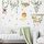 decalmile Wandtattoo Dschungel Tiere Reben Wandsticker Tiere Löwe Affe Koala Wandsticker Kinderzimmer Babyzimmer Schlafzimmer Wanddeko