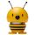 Hoptimist - Animals - Skandinavisches Design Deko Figuren (Small - Biene - Gelb)