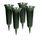 4 x Grabvase mit Erdspieß VonBueren | grün | ca. 30 x 12 cm | Friedhofsvase | Grabvasen Friedhof