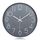 Lafocuse Grau Modern Wanduhr Lautlos 30cm, 3D Ziffern Ohne Tickgeräusche, Quartz Wanduhr Analog Leicht zu Lesen Deko für Wohnzimmer Zimmer Küche Büro
