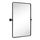 TEHOME Pivot Oil Rubbed Bronze Rectangle Bathroom Mirror Beveled Tilting Rectangular Bathroom Vanity Mirrors for Wall Vertical Wall Mounted Pivoting Mirrors, 25x35''