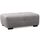 CAVADORE Hocker Mavericco / XXL-Fußbank, Sitzhocker, Polsterbank in Lederoptik / Modernes Design / Passend zu Big Sofa und Ecksofa Mavericco / 108 x 71 x 41 / Grau