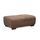 Cavadore Hocker Mavericco / Brauner Hocker in Lederoptik / Industrial Style / Passend zu Big Sofa und Ecksofa Mavericco / 108 x 71 x 41 cm (BxHXT) / Mikrofaser Nougat