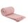 Emma Barclay Waben-Überwurf, recycelte Baumwolle, einfarbig, Waffelstruktur, für Stuhl, Sofa, Sofa, Überwurf, Decke, 178 x 254 cm, Rosa (Blush Pink)