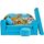 Pro Cosmo Kinder Sofabett + Gratis Polsterhocker und Kissen Kindermöbel Set - B5