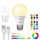 USB Aufladbar Batterie Glühbirne Mit Fernbedienung, E27 Smart Farbwechsel Farbige RGB Glühbirnen ,9+3 Farbtemperatur, 8W LED Dimmbare Touch Control Akku Lampe Mit Timing Funktion, 2600mAh ,1 pack