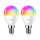 ANWIO Alexa Smart Glühbirnen E14 Wlan LED Lampen Dimmbar Glühbirne 5W 470LM+2700-6500K+RGB 16 Millionen Farben E14 LED Dimmbar Alexa, App Steuern Kompatibel mit Google Home, Sprachsteuerung, 2 Pack