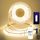 FUIQI COB LED Streifen 5m,warmweiß 3000K 24V LED Band Mit Adapter,Smart App und Fernbedienung 320LED/M,CRI>90,8mmbreit,Dimmbar Lichtband LED geeignet für Schlafzimmer,Küchen,Schränke