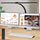 LOTTBUTY Doppelkopf Schreibtischlampe LED dimmbar,24W 80CM Homeoffice Tageslichtlampe Schreibtisch Lampe, Schwanenhals Büro Tischlampe (Schwarz,Klemmbar)