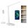 Honeywell Schreibtischlampe mit USB-Ladeanschluss – Sunturalux™ H2 dimmbare, augenschonende LED Tischlampe für Erwachsene, faltbare, tragbare Tischlampe für das Homeoffice, Schlafzimmer, Lesen, Weiß