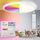 BestLuz LED Deckenleuchte LED Panel Deckenlampe Ø 42cm 24W RGBW + Neutralweiß 4000K mit Backlight-Effekt Fernbedienung für Badezimmer Schlafzimmer Wohnzimmer Küche, Ultra Dünn