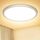 NIBSHOOM Deckenlampe LED Deckenleuchte Rund Flach 3000K,18W/1800LM/IP44 Wasserfest Ultradünn Badezimmer Lampe Decke, Modern Schlicht deckenlampen für Schlafzimmer Wohnzimmer Flur Küche Büro,220*17mm