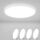 ZMH Deckenlampe LED Deckenleuchte Flach - 4ER Badezimmerlampe Ø23cm Badezimmer Deckenbeleuchtung 18W Schlafzimmerlampe IP44 Wasserdicht Badlampe Rund Küchenlampe Kaltweiß für Bad Schlafzimmer Flur