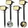 WENATY Solarlampen für Außen, 4 Stück 46LED Solarstrahler für Außen, 3000K Warmweiß Solar Gartenleuchten, IP65 Wasserdicht Solar Strahler, 3 Helligkeitsmodi Solarleuchten für Garten Hof Gehweg Wege