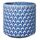 Bloomingville Blumentopf Dot - Dekorative Blumentöpfe für den Innenbereich, Retro-Stil, kreativ, S (12,5 cm Ø), Blau, Keramik