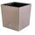 10 -Liter -Zeit Pot mit Eimer zu pflanzen in der Mocca -Farbe 22,3 x 22,3 x 22,8 cm.