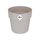 elho B.for Original Rund 25 - Blumentopf für Innen - Ø 24.7 x H 23.2 cm - Grau/Warmes Grau