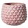 Bloomingville Pinecone Blumentopf, dekorativ, für den Innenbereich, Retro-Stil, kreativ, S (9,5 cm Ø), Rosa, Keramik