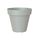 Artevasi Capri-Topf, Runder Plastiktopf, 50cm, Farbe: Hellgrau