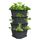 GUSTA GARDEN Paul Potato Kartoffelturm 4 Etagen Anthrazit - Hochbeet Turm Kartoffeln - Garten & Balkon - Schädlingsschutz - 0,2m² - 56L Erdvolumen