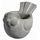 Classic Home and Garden Cement Buddies Vogel-Pflanzgefäß für drinnen und draußen, Grau, groß, 22,9 cm