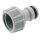 Gardena Hahnverbinder 21 mm (G 1/2 Zoll): Adapter für den Anschluss eines Wasserschlauchs, Anti-Splash-Technologie, frostsicher, Original Gardena System (18220-20)