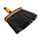 Fiskars Kehrbesen, Besenkopf, Breite: 26 cm, Kunststoff-Borsten, Schwarz/Orange, QuikFit, 1001415