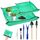 Pflanzen-Umtopfmatte für Garten, 2 Stück, wasserdichte Blumenmatte, faltbare Pflanzenmatte, Blumentablett mit 6 Mini-Gartenwerkzeug-Set für Pflanzenliebhaber, Gartenarbeit