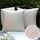 EMEMA Kissenbezug Outdoor Wasserdicht Sofakissen Wasserfest Dekokissen Kissenbezüge Dekorativ Kissen Kissenhülle aus Polyster für Garten Sofa Wohnzimmer Bett 2er Set 50x50 cm Beige