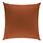 sunnypillow Dekokissen für Gartenmöbel, Palettenmöbel - Deko Kissen mit Reißverschluss 40 x 40 cm - Sofakissen mit Füllkissen - Kissen für Couch - Bequeme Zierkissen Orange