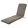 CLASSIC ACCESSORIES Ravenna Wasserabweisendes Terrassenkissen, 183 x 53 x 7,6 cm, Dunkeltaupe, Terrassenkissen