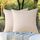 JOTOM Leinenoptik wasserdichte Kissenbezug, Einfarbig Kissenhülle Dekorative Sofakissen Kissenbezüge für Sofa Zimmer Balkon Terrasse Patio Garten Outdoor Außen Deko 45X45cm 2 Pack (Beige)