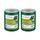 WORKINGHOUSE PVC Sichtschutzstreifen 450g/m² Standard für Doppelstabmatten Zaun – 2er Spar-Set (100m Gesamtlänge), Grün RAL 6005 | Wind- & Blickschutz, wetterfest, inkl. Clips
