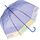 ESPRIT Glockenschirm mit Automatik transparent - Shiny Border, 90 cm