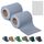 Sichtschutzstreifen Zaun 35 m x 19 cm inkl.20 Clips, Sichtschutz Zaunfolie PVC Sichtschutzstreifen Doppelstabmatten für Gartenzaun, Balkon/Diverse Farben-2PCS