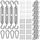 Sonnensegel Hardware Kit 304 Edelstahl Sonnenschutz Vordach Installationsset für die Installation von rechteckigem Hardware Kit 80 Stück…