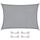 CelinaSun Sonnensegel inkl Befestigungsseile Premium PES wasserabweisend imprägniert Rechteck 2,5 x 3 m hell grau