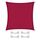 CelinaSun Sonnensegel inkl Befestigungsseile Premium PES wasserabweisend imprägniert Quadrat 2,6 x 2,6 m rot