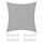 SONGMICS Sonnensegel 3 x 3 m, wasserfest mit Einer Wassersäule von 665 mm, Sonnenschutz aus reißfestem Polyester, UV-Schutz 93%, Terrasse, Garten, Balkon, quadratisch, 2 m Seile, hellgrau GSH33QY