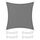 SONGMICS Sonnensegel 3 x 3 m, wasserfest mit Einer Wassersäule von 665 mm, Sonnenschutz aus reißfestem Polyester, UV-Schutz 93%, Terrasse, Garten, Balkon, quadratisch, 2 m Seile, rauchgrau GSH33GYV1